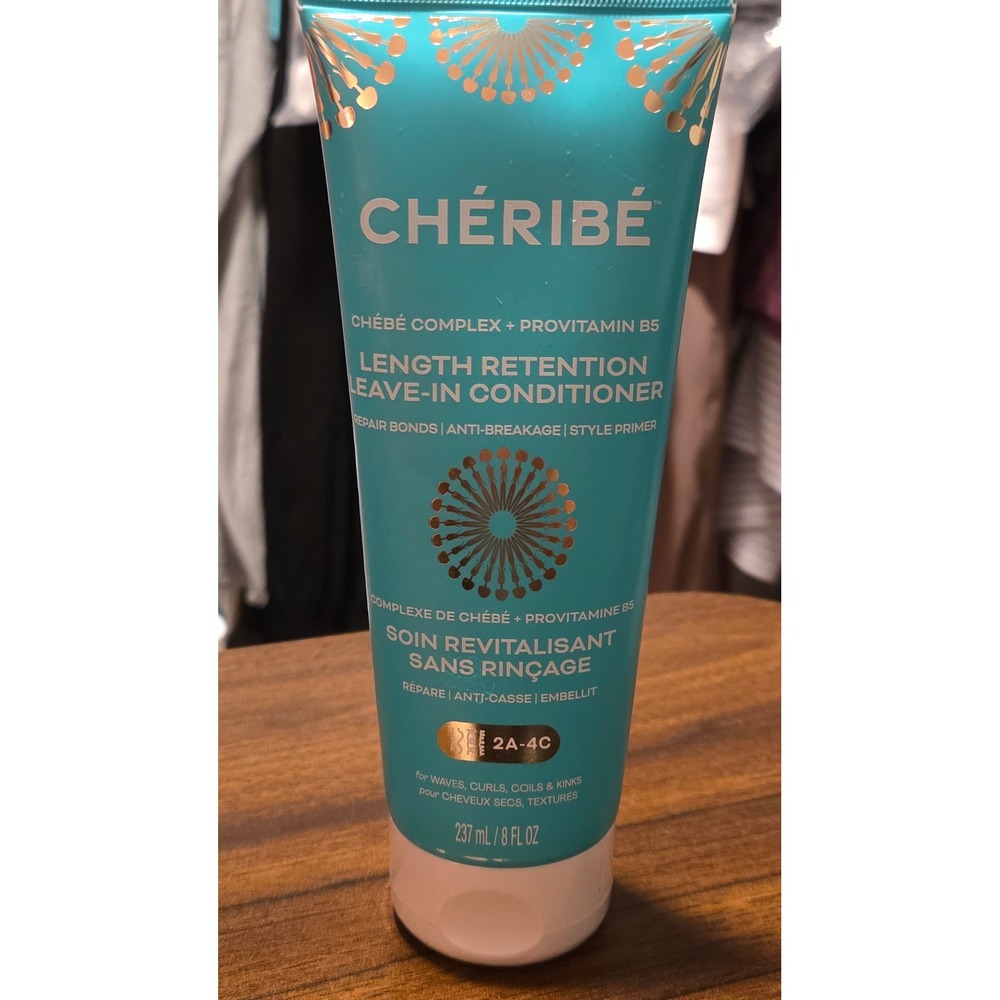 Cheribe Length Retention Leave-In Conditioner Chebe Complex Provitamin B5 8oz